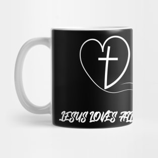 Jesus Loves All American Mug